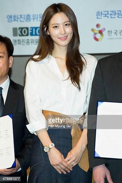 South Korean Actress Claudia Kim Attends The Marvel Studio Mou For