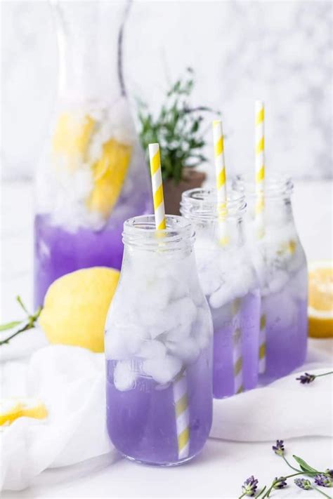 Sparkling Lavender Lemonade Recipe Lemonade Drinks Lavender