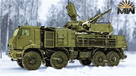 Powerful Pantsir S1 Russian Air Defense System Youtube