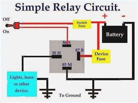 Auto Horn Relay Wiring Diagram