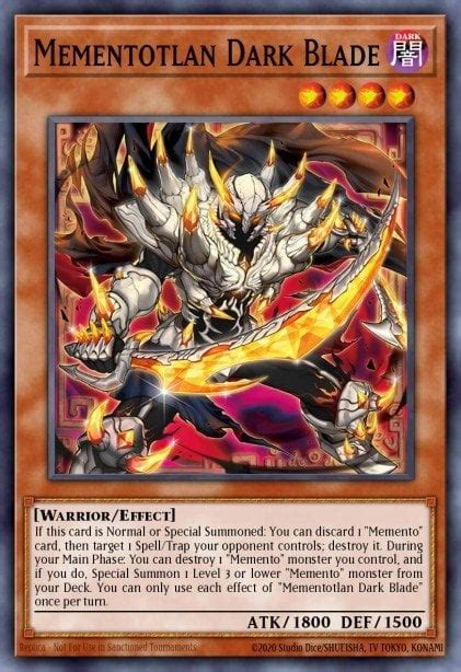 Memento Dark Blade Yu Gi Oh Card Database Ygoprodeck