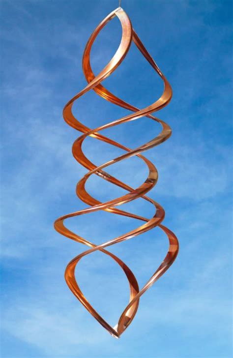 Handcrafted Vortex Copper Wind Sculpture Wind Fire Water