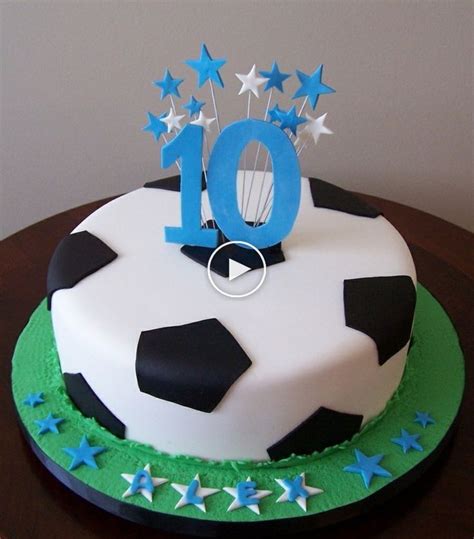 Juste Faire Un Gâteau De Football Vous Même Football Birthday Cake