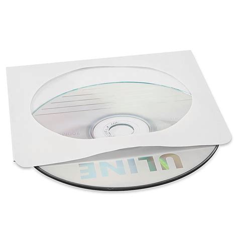 Paper Cd Sleeves With Window S 7764 Uline