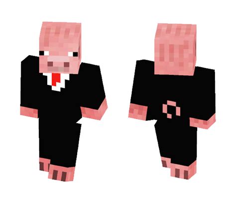 Get Pig In A Suit Minecraft Skin For Free Superminecraftskins