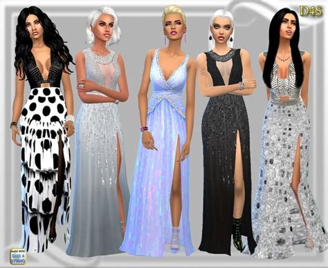 Split Skirt Gown At Dreaming 4 Sims Sims 4 Updates
