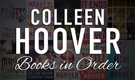 All 24 Colleen Hoover Books In Order Ultimate Guide