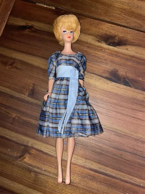 Vintage 1958 Mattel Barbie Midge Doll Ash Blonde Bubble Cut Japan Nice
