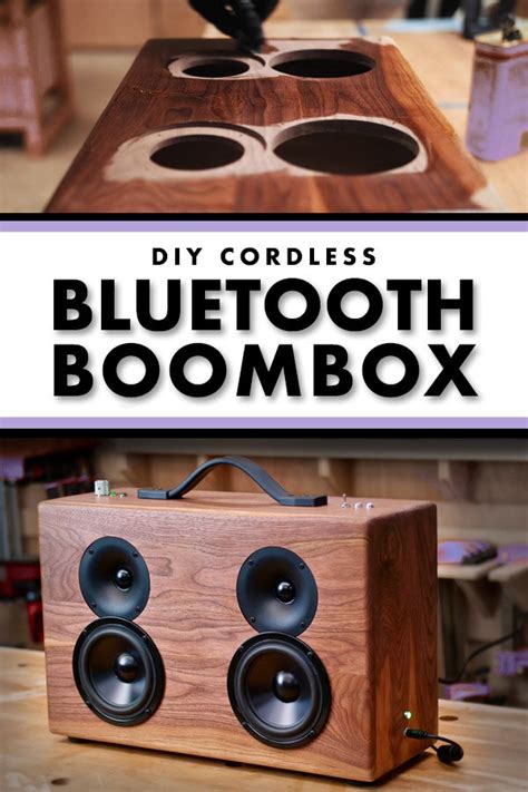 How To Build A Diy Battery Powered Bluetooth Speaker — Crafted Workshop
