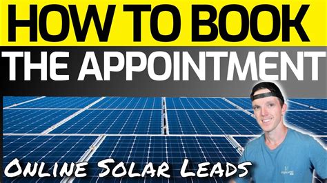 Solar Sales Training - Framework to Book Appointments when Calling