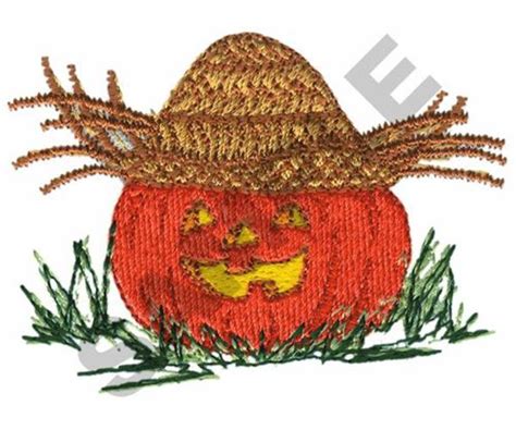 Jack O Lantern Embroidery Design