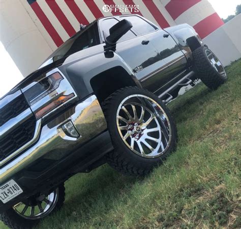 2016 Chevrolet Silverado 1500 With 24x12 44 Hardcore Offroad Hc15 And