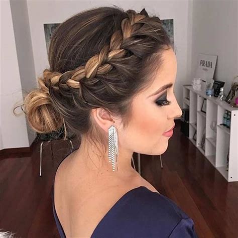 Mixing things up in the hair world is often a best practice that you can find in updo hair design. 31 Most Beautiful Updos for Prom | StayGlam