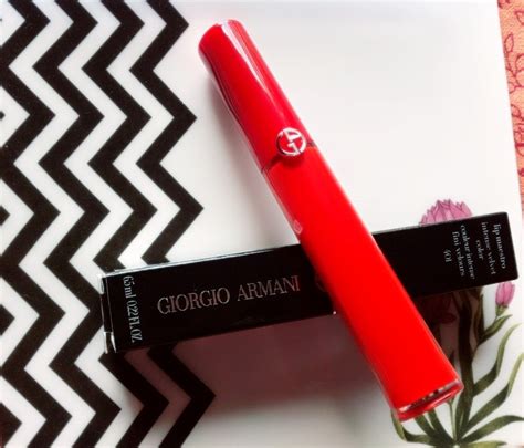 Giorgio Armani Lip Maestro 401 Tibetan Orange Review Swatch Pout