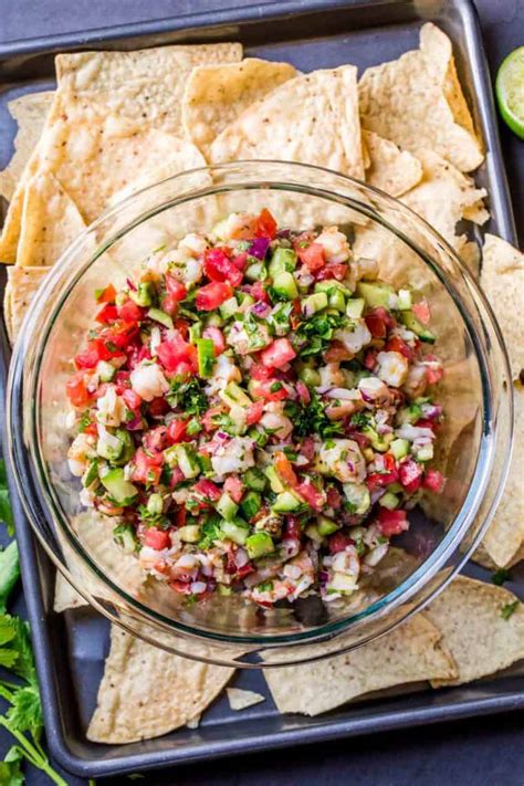 ▢ 1 lb cooked shrimp, peeled and deveined · ▢ 1/4 cup fresh lemon juice, about two lemons · ▢ 1/4 cup fresh lime juice, about 3 limes · ▢ 1/2 . EASY Shrimp Ceviche Recipe - Valentina's Corner