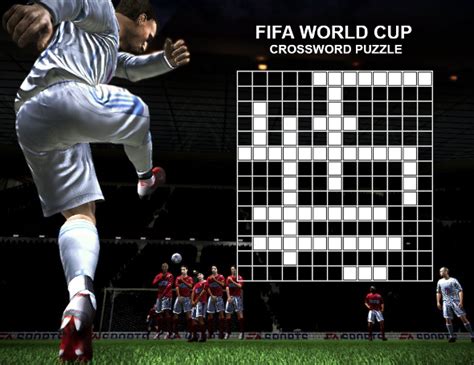 Football World Cup Crossword Puzzle Creately Blog World Cup