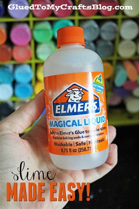 Slime Made Easy Elmers Glue Slime Magical Liquid Activator Solution