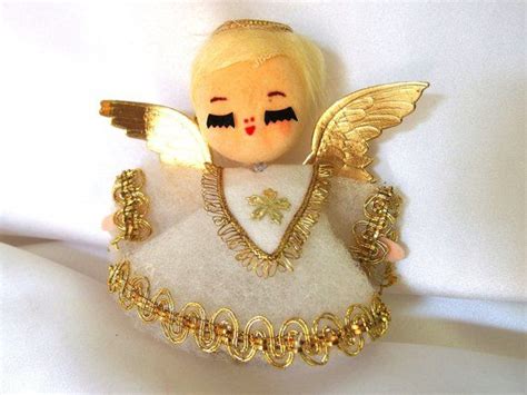 Vintage White Angel Christmas Ornament  Etsy  Christmas angels
