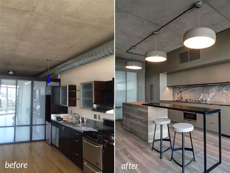 Countertops, faucets, sinks, toilets, cabinets, saunas, hot tubs Portland Loft Remodel: Minimalism Meets Modern Materials ...