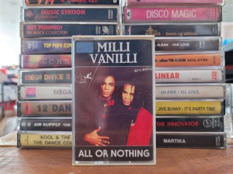 cassette milli vanilli all or nothing hobbies and toys music and media cds and dvds on carousell