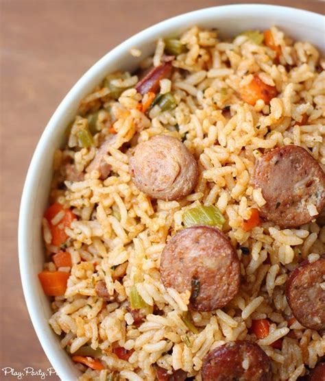 Rinse chicken and pat dry. Easy Cajun Sausage Jambalaya - Play.Party.Plan