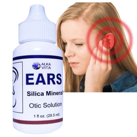 Ears Drops Silica Mineral Otic Deafness Tinnitus Fluid Fungi Infection