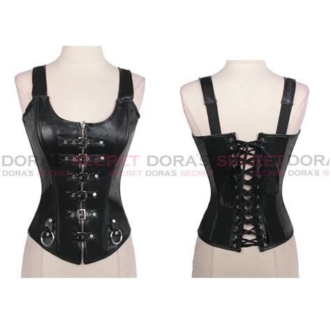 Popular New Leather Catsuit Corset Top For Women