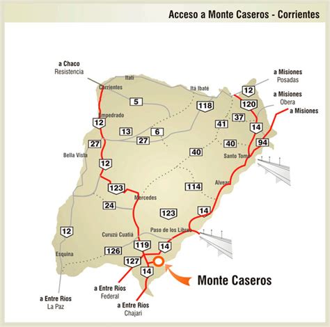 Cómo Llegar A Monte Caseros Corrientes Rutas Y Accesos