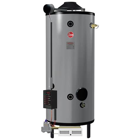 Both gas and electric water heaters require the love and care of regular maintenance, with the major difference being whether you turn off the gas pilot light whether it's gas or electric, your water heater deserves some trustworthy protection. Rheem Commercial Universal Heavy Duty 91 Gal. 199.9K BTU ...