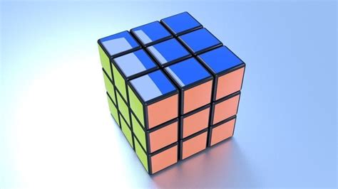 Rubiks Cube Free 3d Model Obj Blend