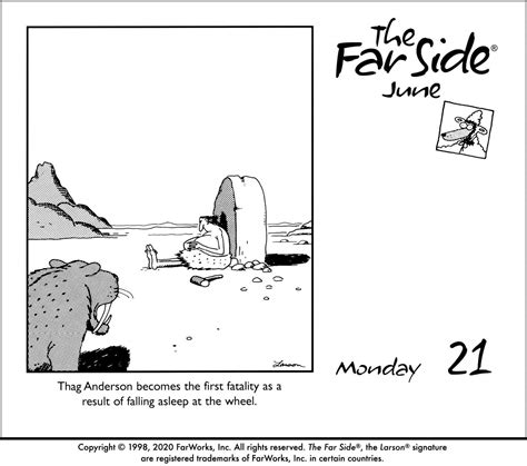 Far Side Calendar 2023