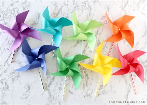 How To Make Paper Pinwheels Somewhat Simple