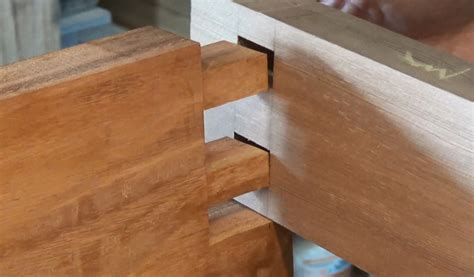 Diy Japanese Joinery Through Mortise And Tenon With Wedges Episode 1