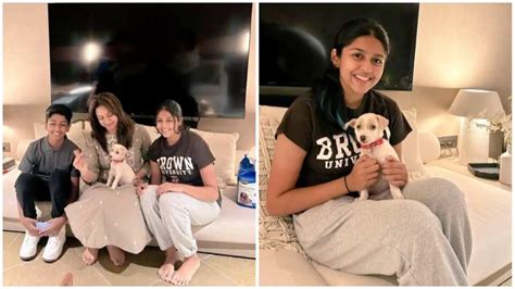 Suriyas Daughter Diya Poses With New Pet Fans Call Her Jyothikas