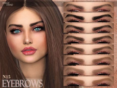 Sims 4 Custom Content Dot Eyebrows Pasecopy
