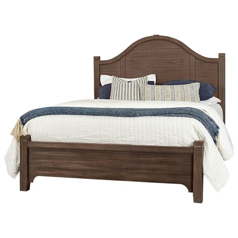 Laurel Mercantile Co Bungalow Transitional Queen Low Profile Bed With