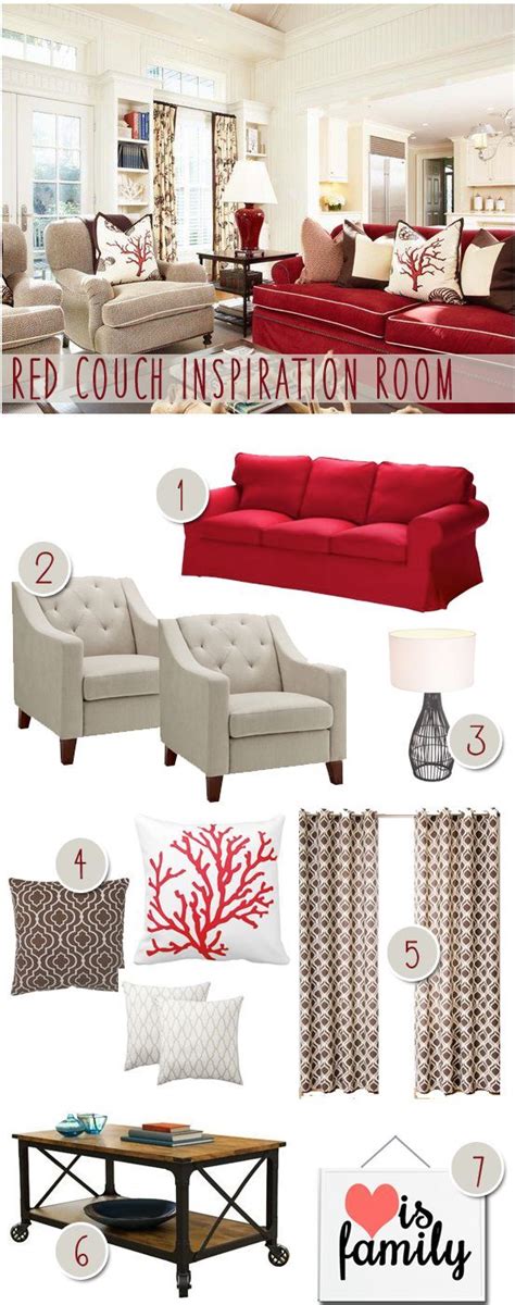 how to decorate around red sofa leadersrooms