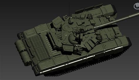 Russia T 90 Tank 3d Model Cgtrader