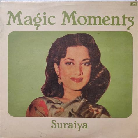 Suraiya Magic Moments Vinyl Record Lp 12 33 Rpm Bidcurios