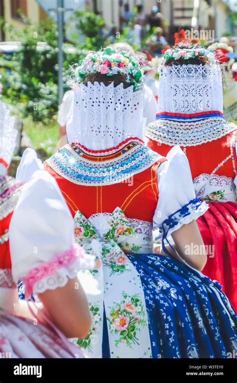 Traditional Moravian Costumes Hi Res Stock Photography And Images Alamy