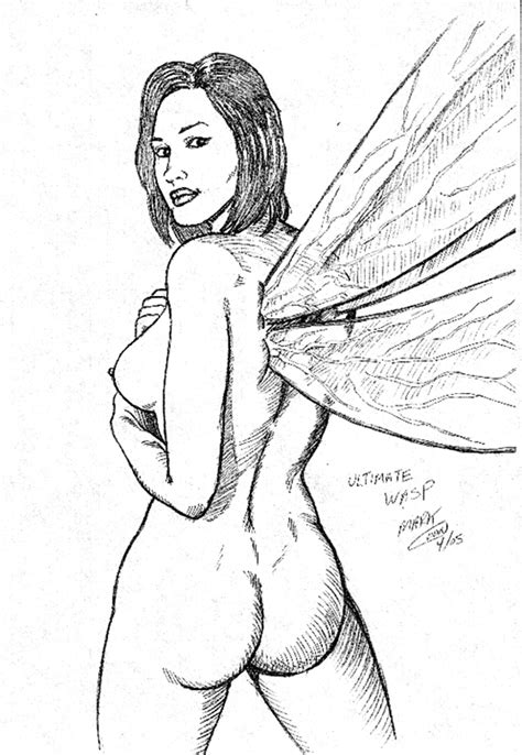 Rule 34 1girls 2005 Female Janet Van Dyne Mark Coon Marvel Nude Solo