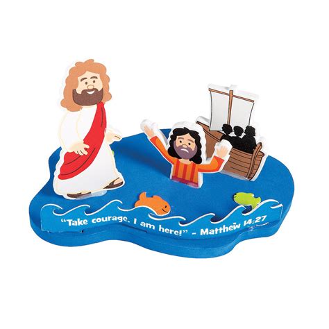 Buy Fun Express Jesus And Peter Walk On Water Craft Kit Makes 12