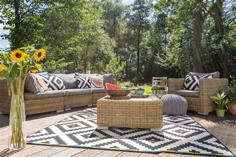 Auch als teppich für die sitzgruppe im außenbereich geeignet, da er leicht zu reinigen und wetterfest ist. Elegante Outdoor-Teppiche für den Außenbereich - Owners Club