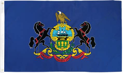 Pennsylvania State 3×5 Flag 150 Denier Nylon I Americas Flags