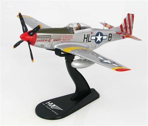 North American P 51d Mustang Diecast Model Aircraft Mustang Diecast