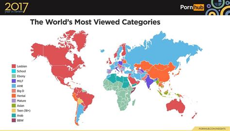 the world s most popular porn categories 2017 1120 640 r mapporn