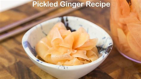 How To Make Pickled Ginger Gari Youtube Pickled Ginger Ginger Recipes Pickling Recipes