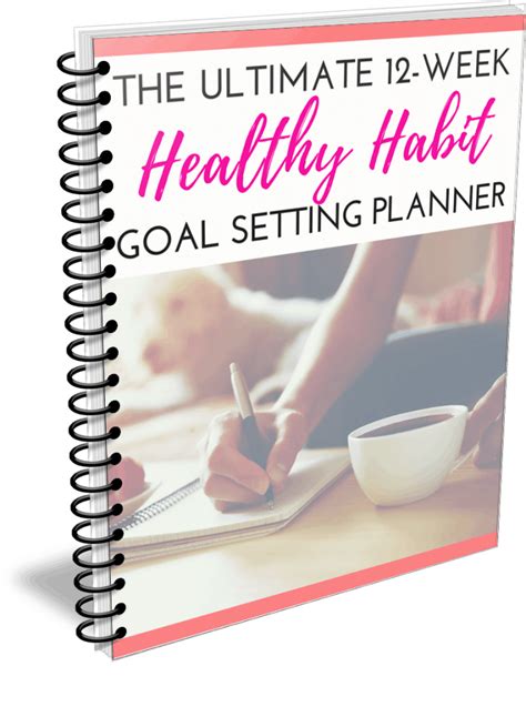 The Ultimate 12 Week Healthy Habit Goal Setting Planner Grace Filled