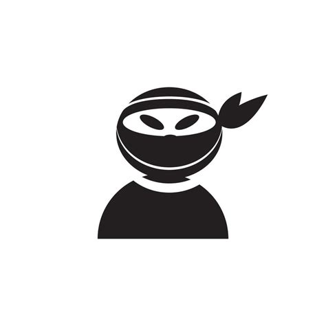 Ninja Face Logo Vector 13044510 Vector Art At Vecteezy