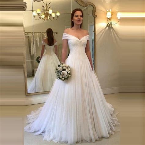 Tailoring time is displayed on each. Alexzendra Tulle New Wedding Dress Sweetheart Off the ...